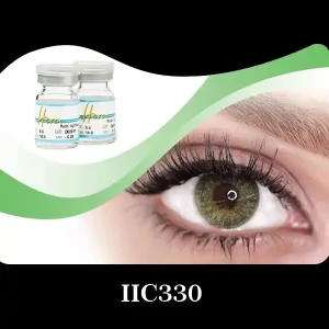 لنز چشم سالانه هرا رنگ سبز عسلی شماره IIC330